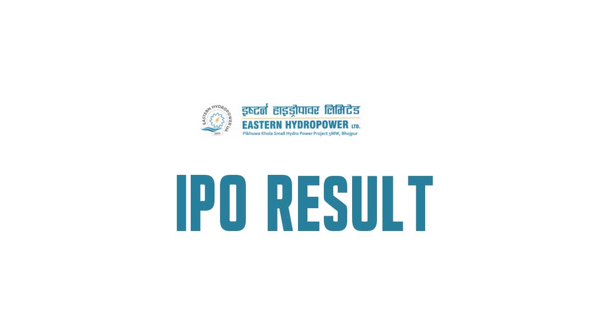 Check The Result Of Eastern Hydropower Limited IPO