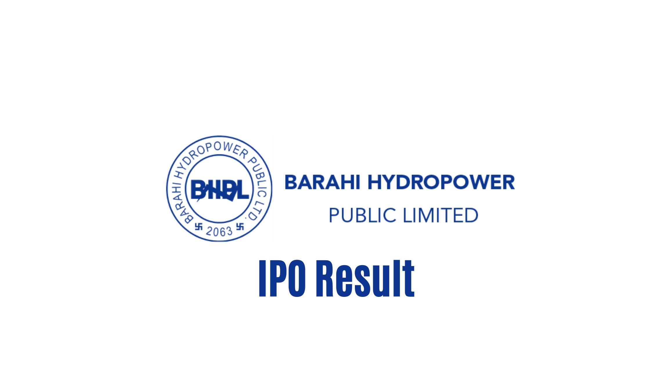 Check Barahi Hydropower Public IPO Result Now